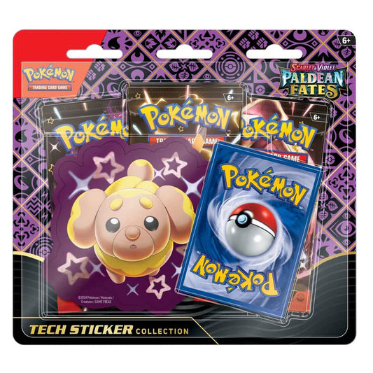 Pokemon TCG Scarlet & Violet Paldean Fates Tech Sticker Blister
