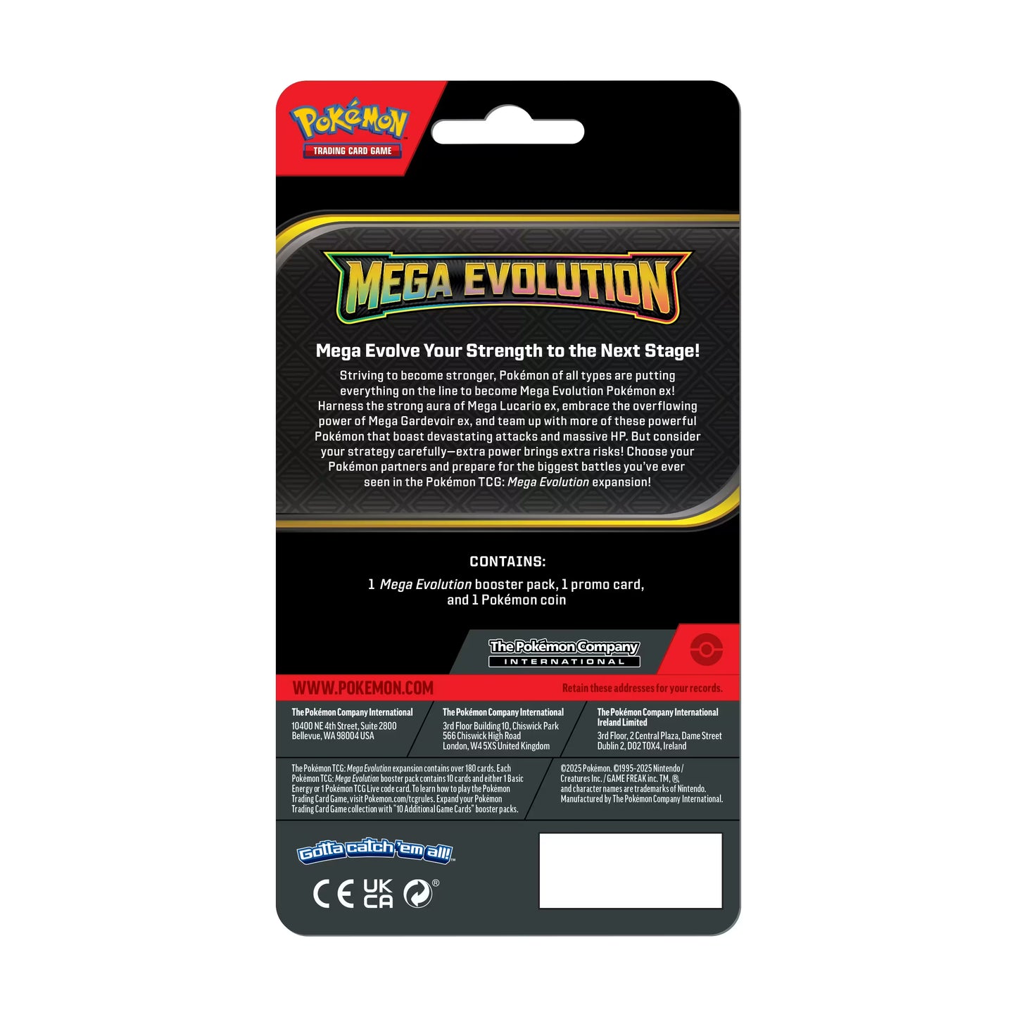 Pokemon TCG - Mega Evolution Checklane Blister