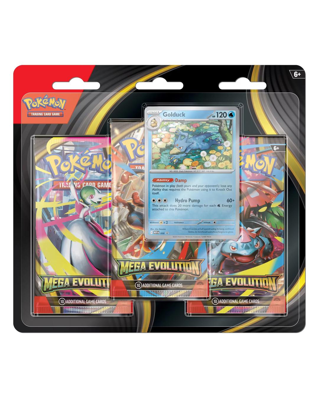 Pokémon TCG - Mega Evolution 3 Pack Blister