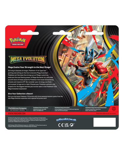Pokémon TCG - Mega Evolution 3 Pack Blister
