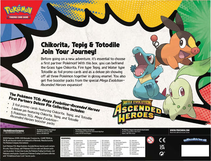 Pokemon TCG: Ascended Heroes First Partners Deluxe Pin Collection