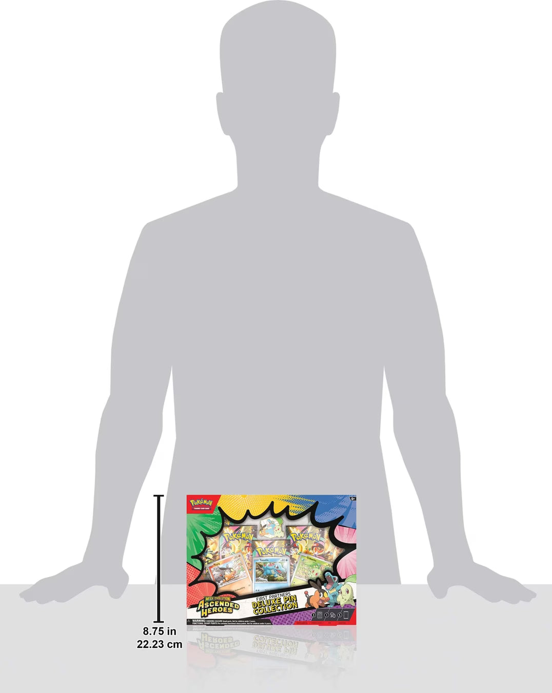 Pokemon TCG: Ascended Heroes First Partners Deluxe Pin Collection