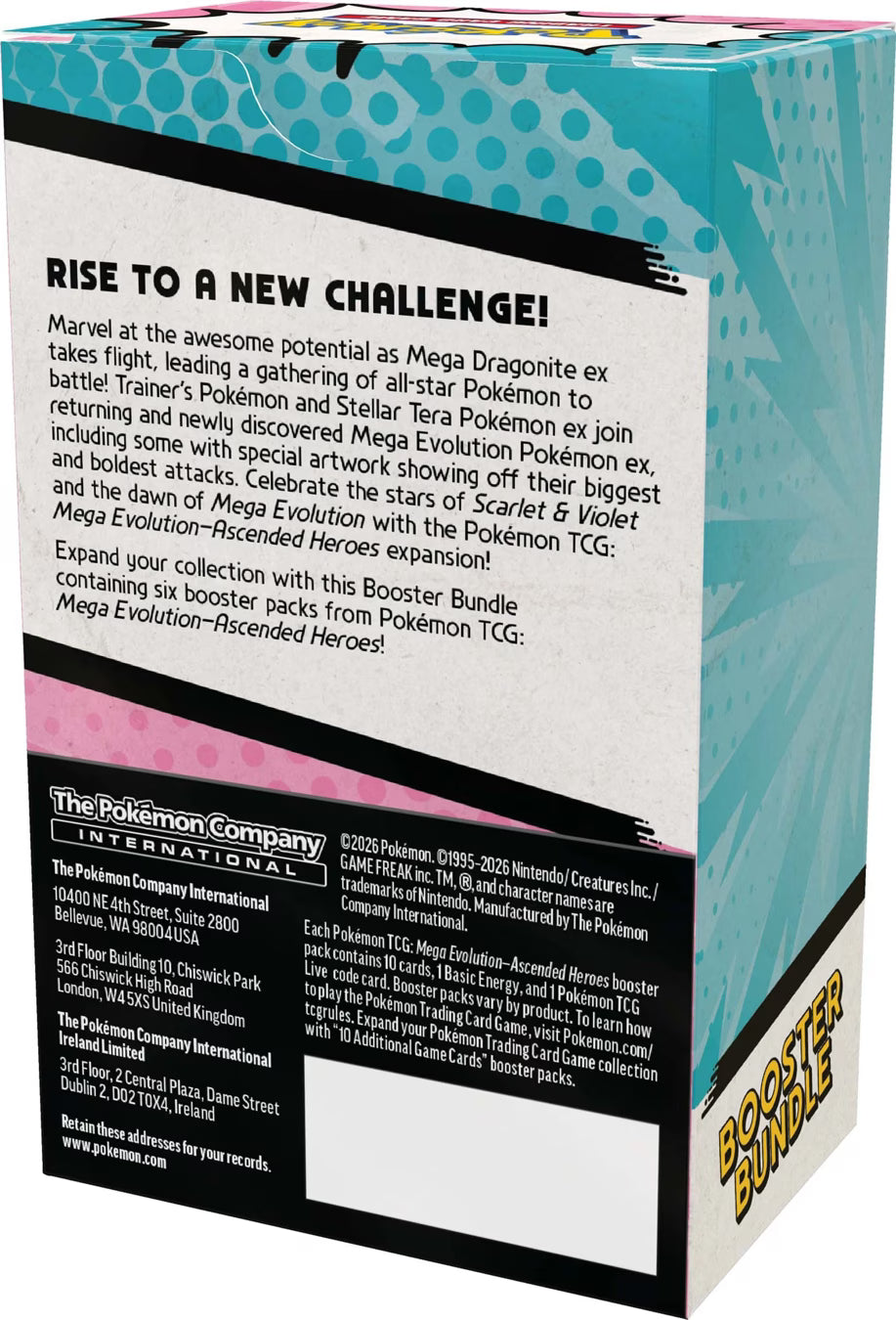 Pokemon TCG: Ascended Heroes Booster Bundle