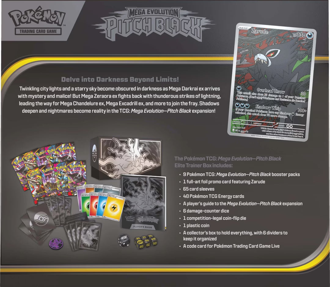 Pokemon TCG: Pitch Black Elite Trainer Box