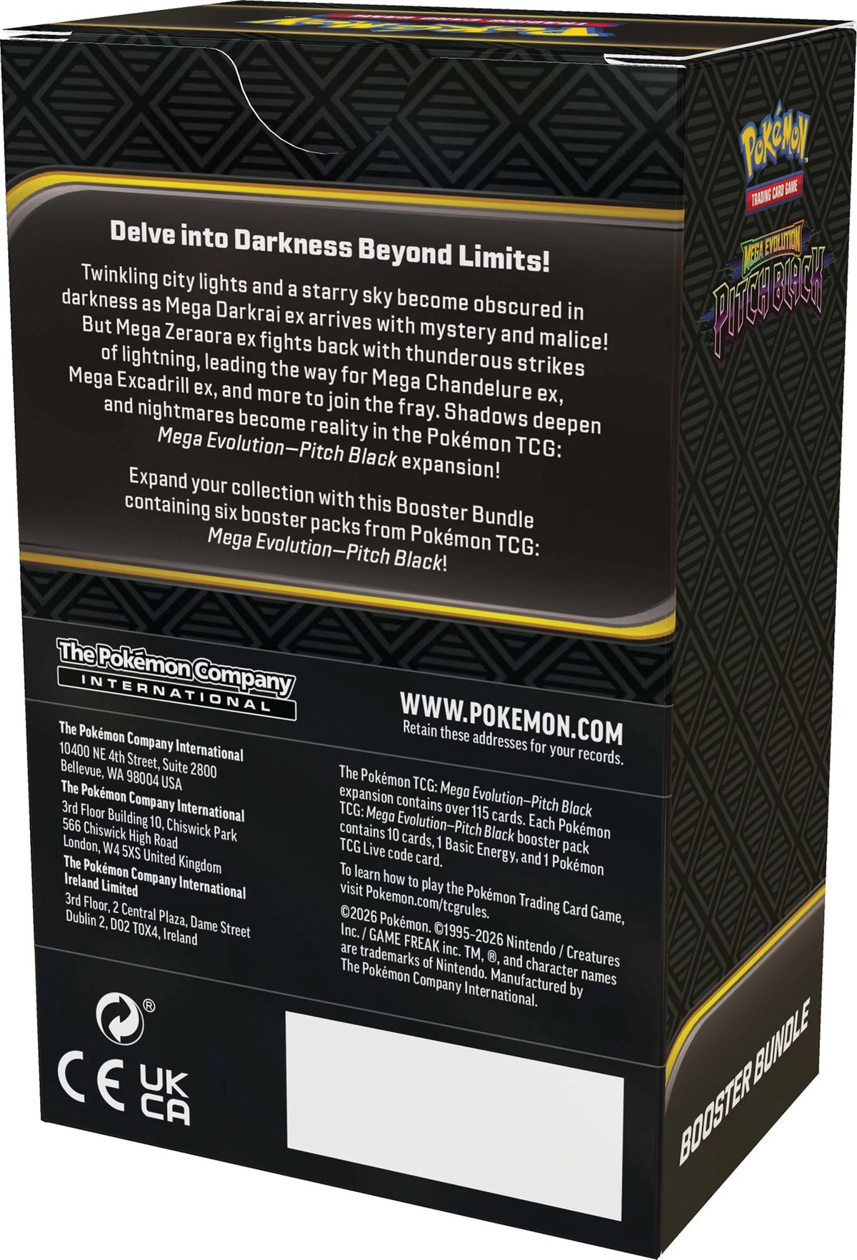 Pokemon TCG: Pitch Black Booster Bundle