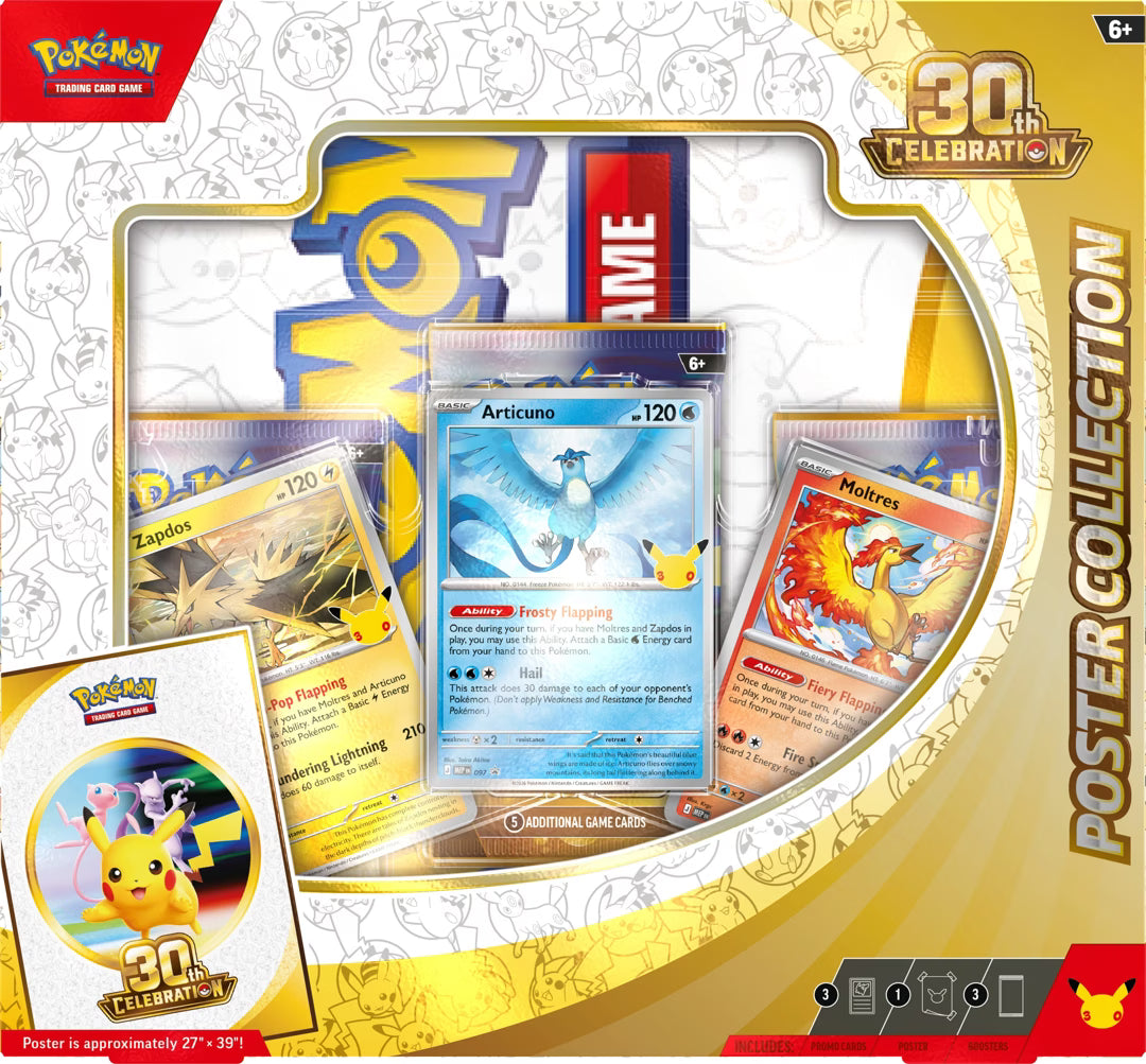 (Preorder) Pokemon TCG: 30th Celebration Poster Collection