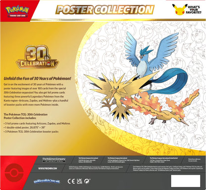 (Preorder) Pokemon TCG: 30th Celebration Poster Collection