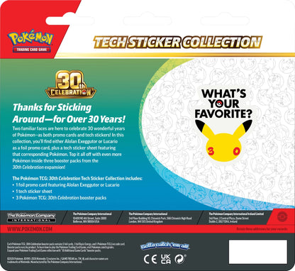 Pokemon TCG: 30th Celebration Tech Sticker Collection [Alolan Exeggutor]