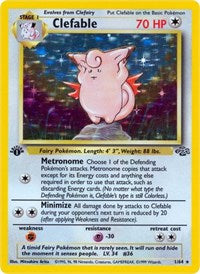 Clefable (1) 01/64 - (Jungle) (Holo Rare) 1st Edition Holofoil