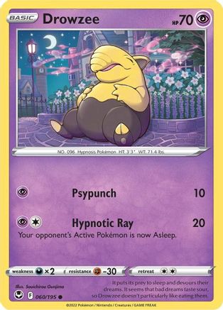Drowzee 060/195  SWSH12 Silver Tempest - Common