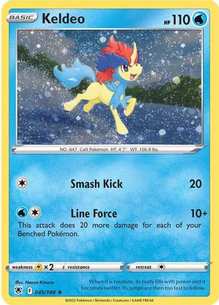 Keldeo 045/189  - Holofoil Miscellaneous Cards & Products - Holo Rare