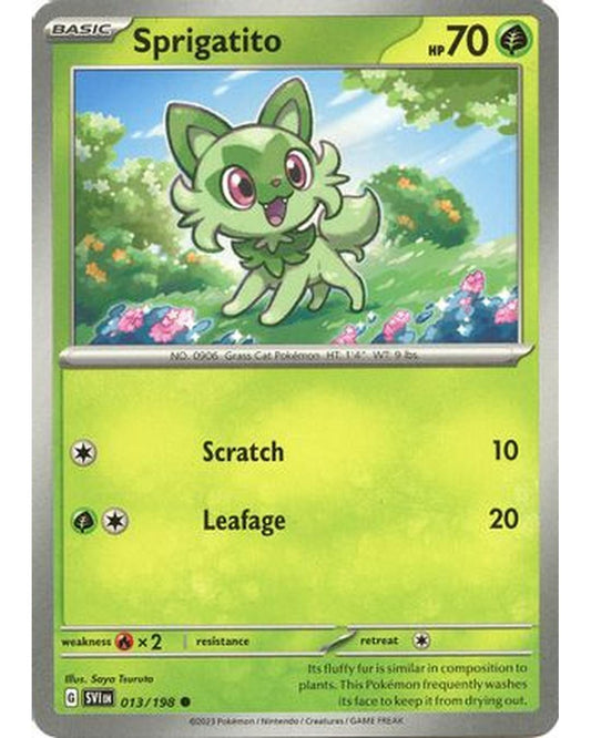 Sprigatito 013/198  SV01 Scarlet & Violet Base Set - Common