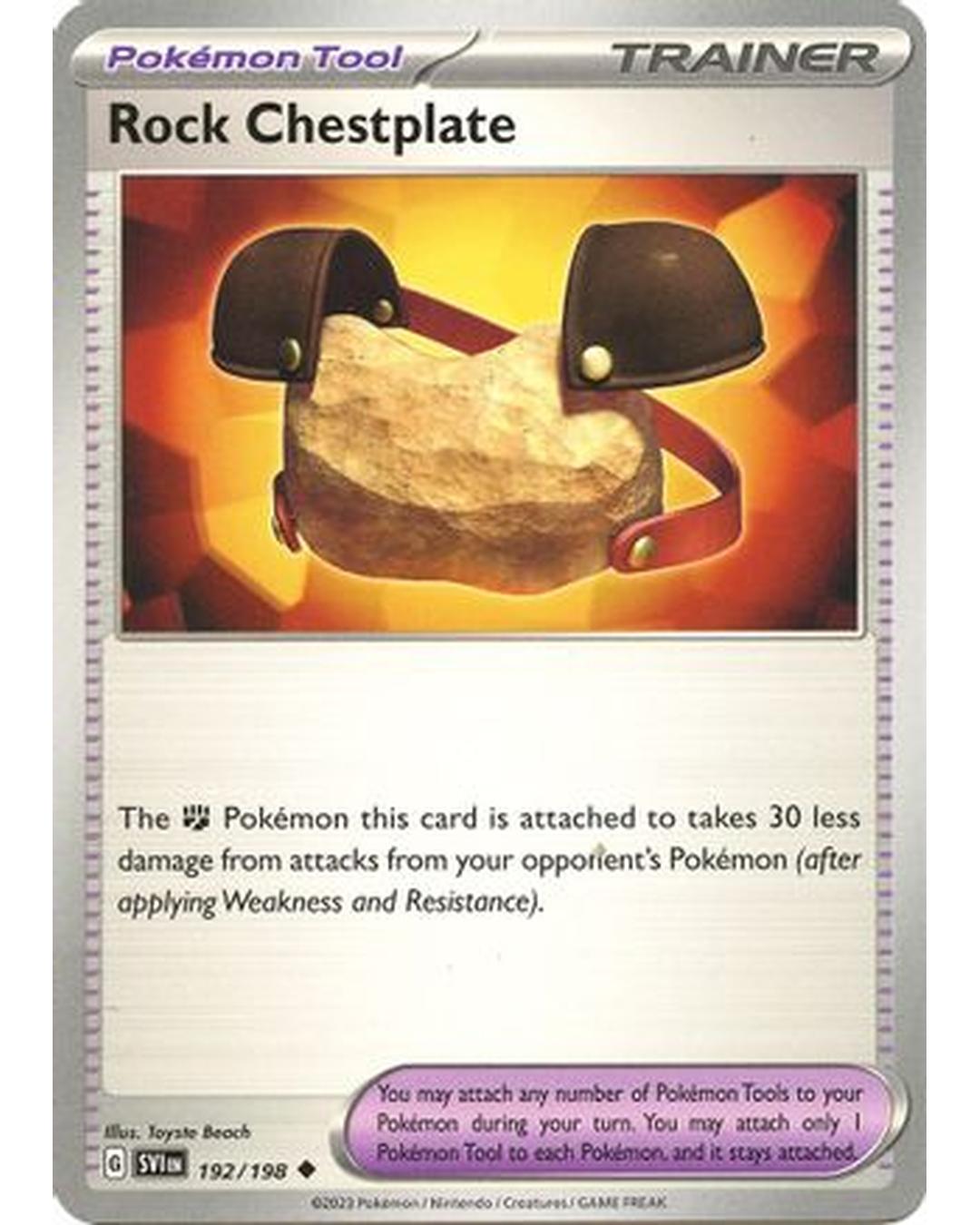 Rock Chestplate 192/198  SV01 Scarlet & Violet Base Set - Uncommon