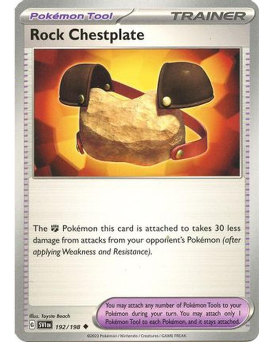 Rock Chestplate 192/198  SV01 Scarlet & Violet Base Set - Uncommon