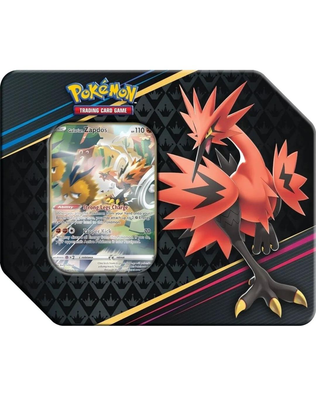 Pokemon TCG - Crown Zenith Tin [Galarian Zapdos]