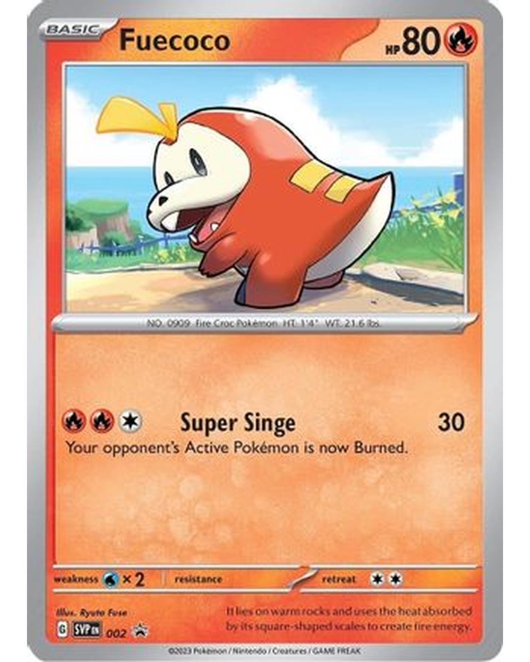 Fuecoco 002  - Holofoil SV Scarlet & Violet Promo Cards - Promo