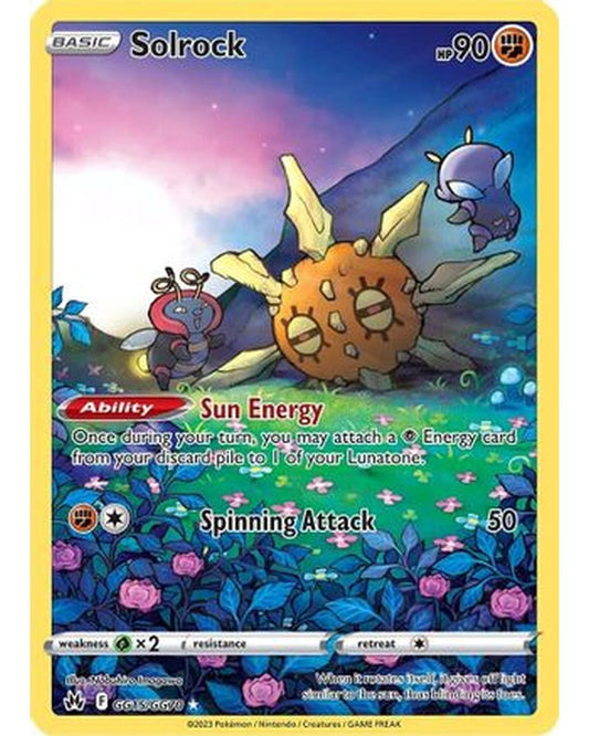 Solrock GG15/GG70  - Holofoil Crown Zenith Galarian Gallery - Ultra Rare