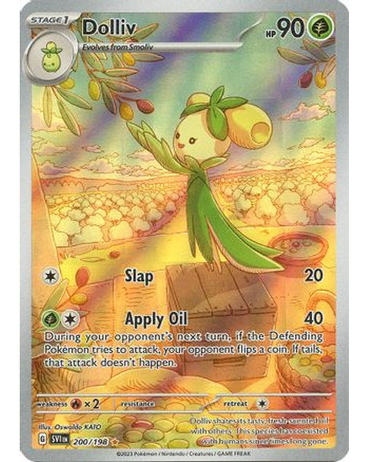 Dolliv 200/198  - Holofoil SV01 Scarlet & Violet Base Set - Illustration Rare