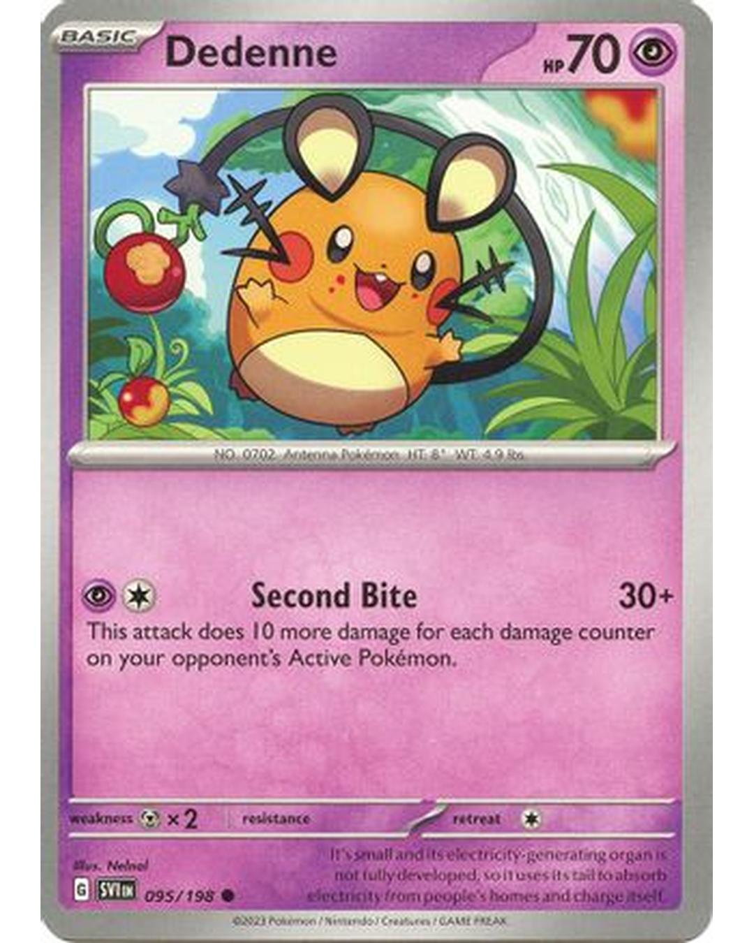 Dedenne 095/198  SV01 Scarlet & Violet Base Set - Common