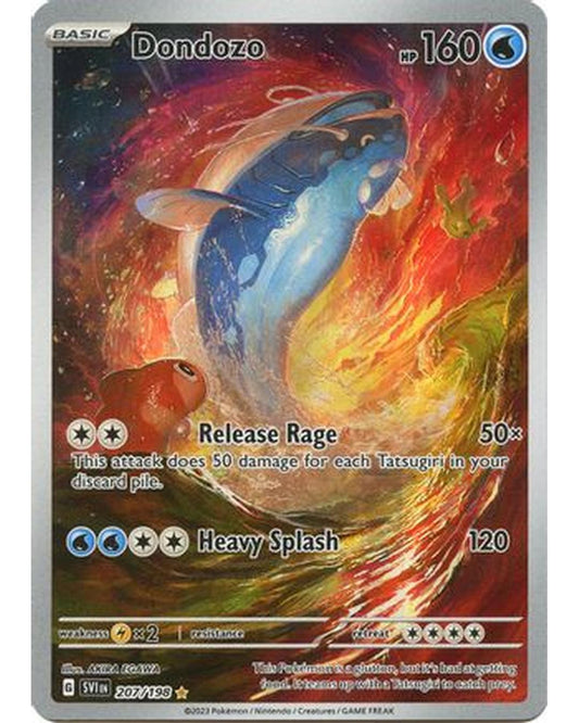Dondozo 207/198  - Holofoil SV01 Scarlet & Violet Base Set - Illustration Rare