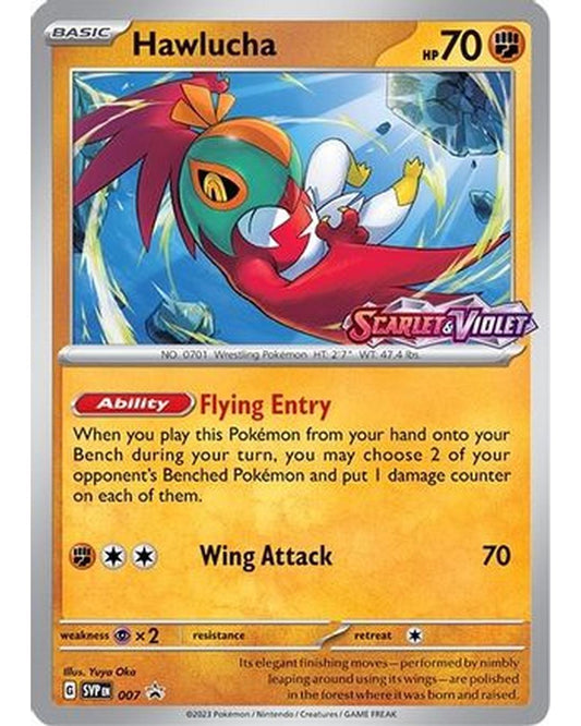 Hawlucha 007  - Holofoil SV Scarlet & Violet Promo Cards - Promo