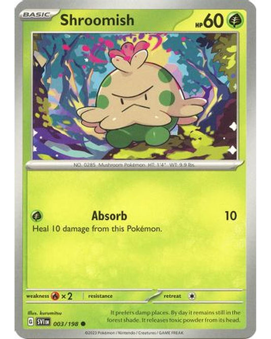 Shroomish 003/198  SV01 Scarlet & Violet Base Set - Common