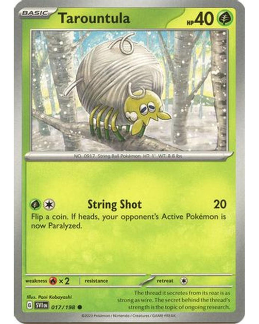 Tarountula 017/198  - Reverse Holofoil SV01 Scarlet & Violet Base Set - Common