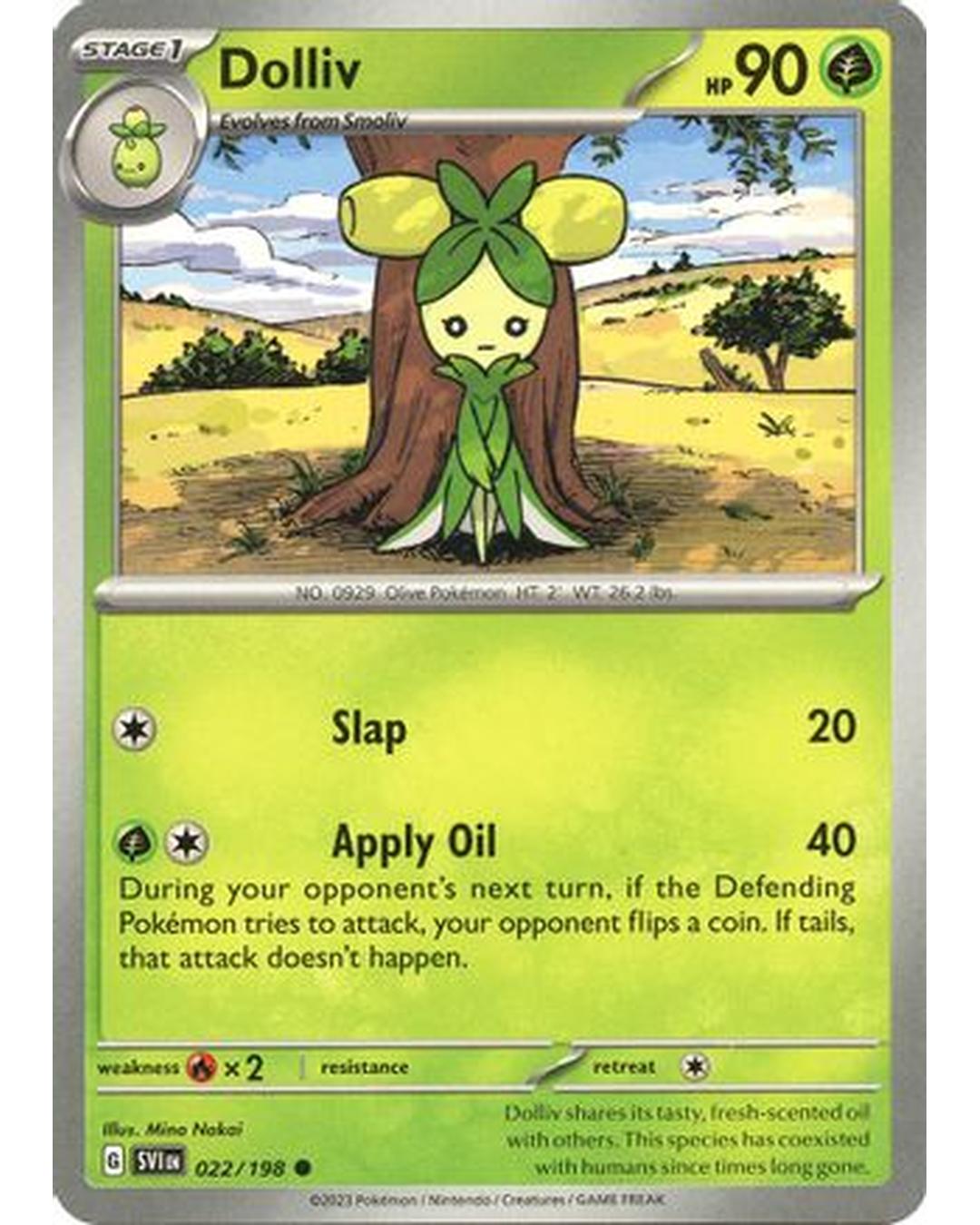 Dolliv 022/198  SV01 Scarlet & Violet Base Set - Common