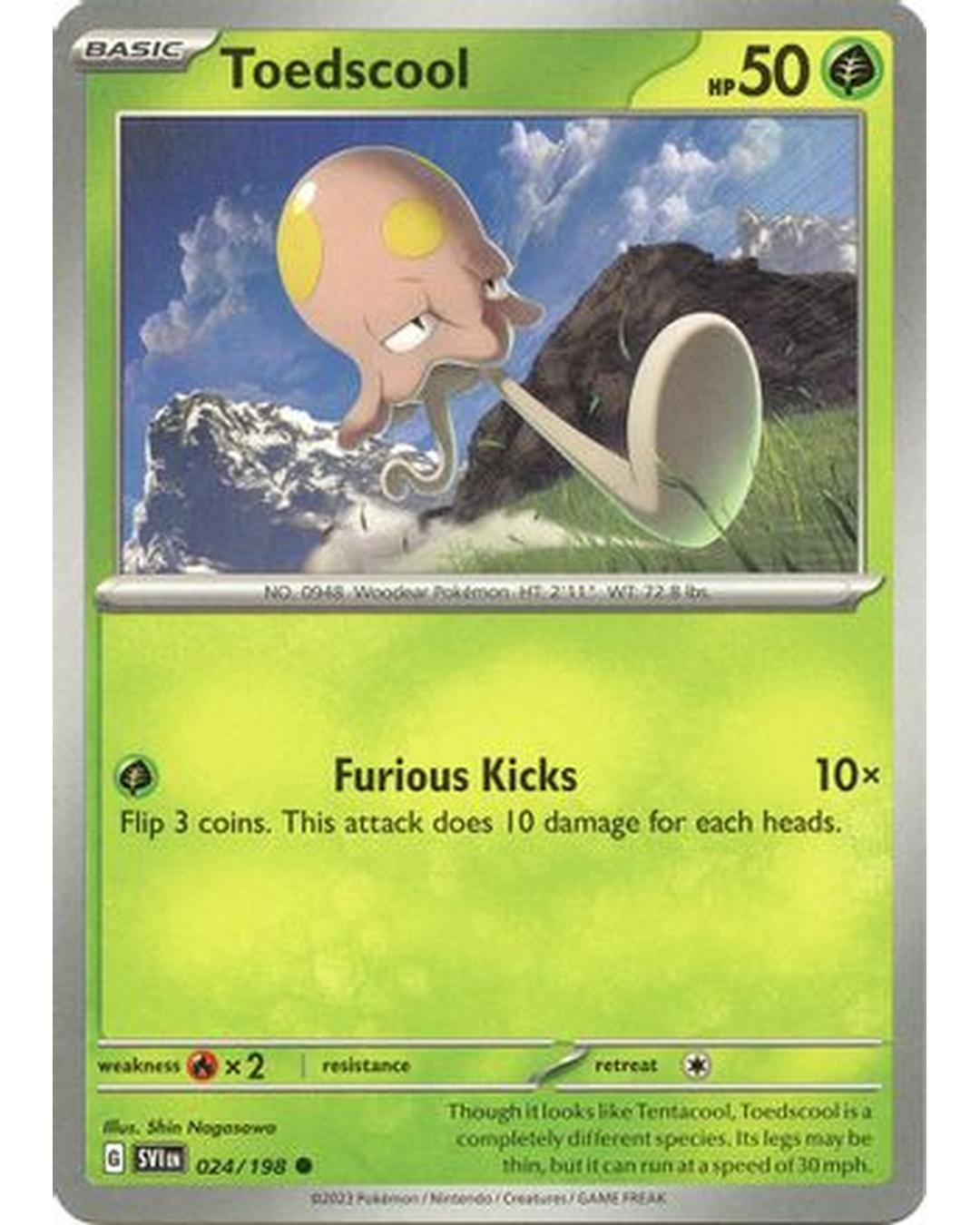 Toedscool 024/198  SV01 Scarlet & Violet Base Set - Common