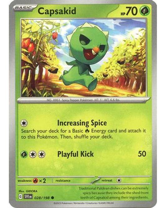 Capsakid 028/198  SV01 Scarlet & Violet Base Set - Common