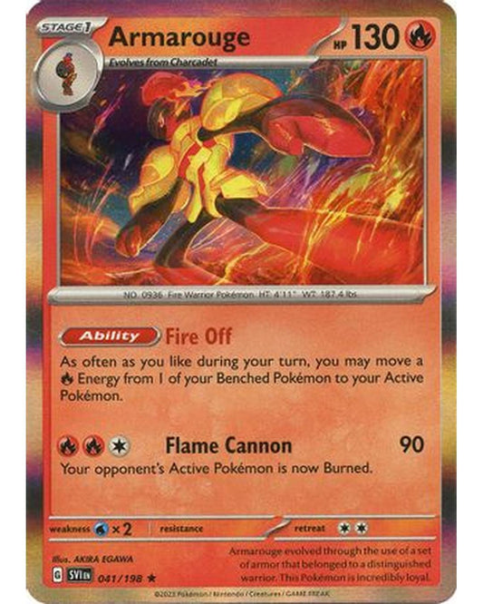 Armarouge 041/198  - Holofoil SV01 Scarlet & Violet Base Set - Rare