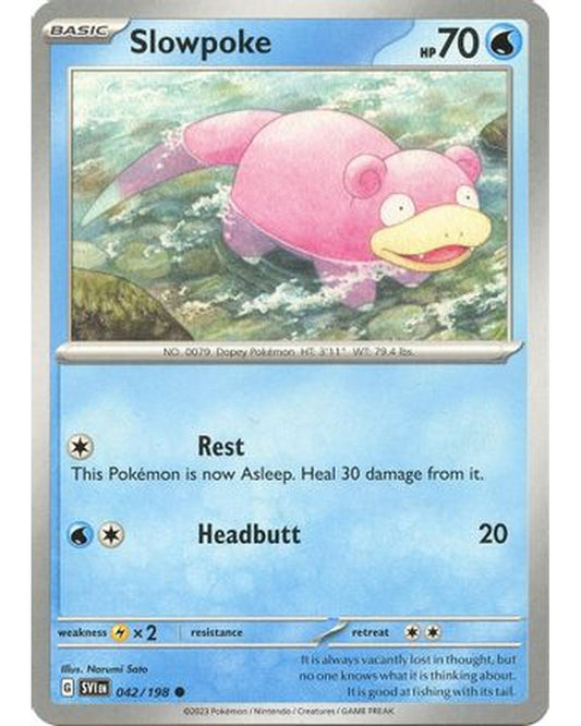 Slowpoke 042/198  SV01 Scarlet & Violet Base Set - Common