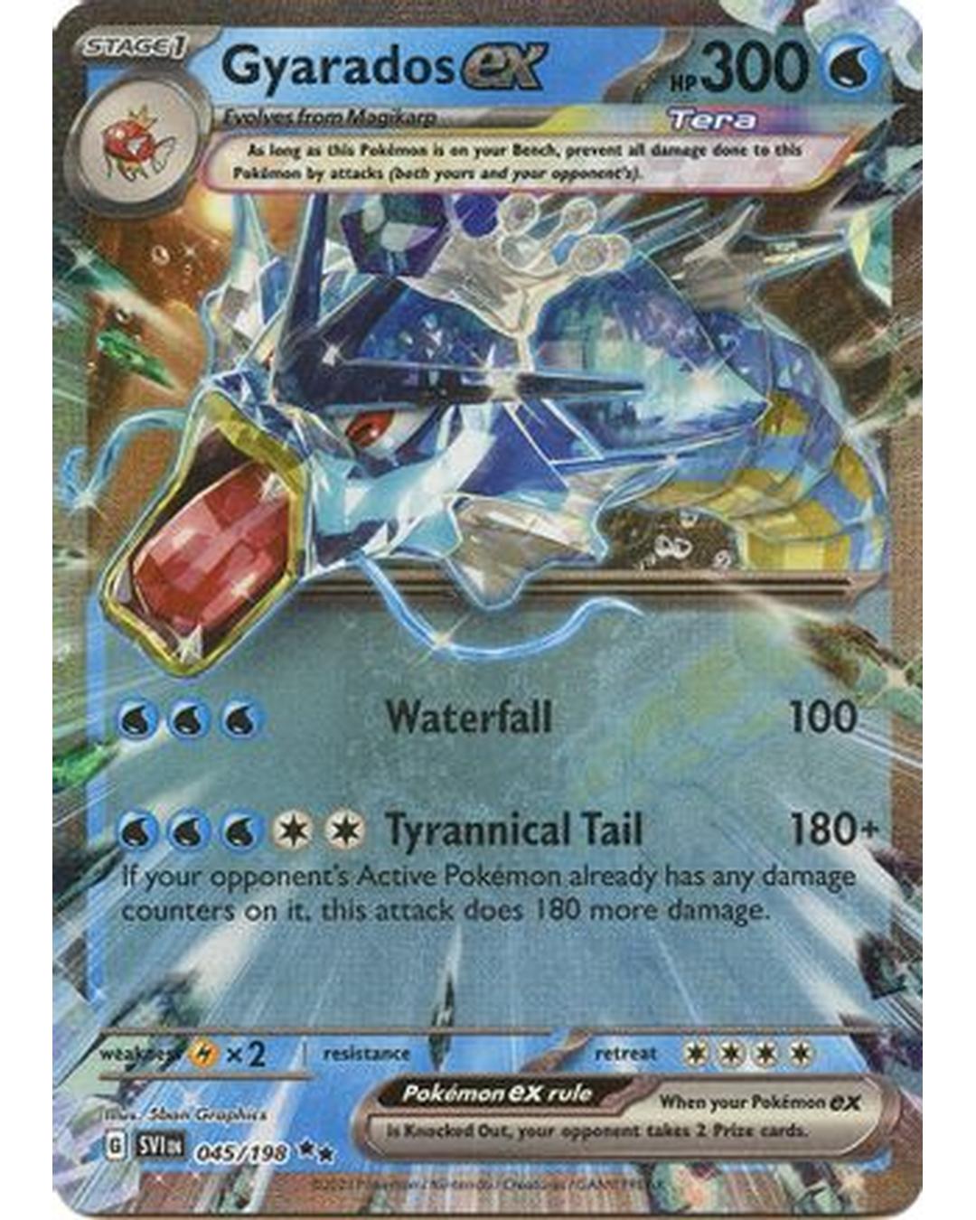 Gyarados ex 045/198  - Holofoil SV01 Scarlet & Violet Base Set - Double Rare