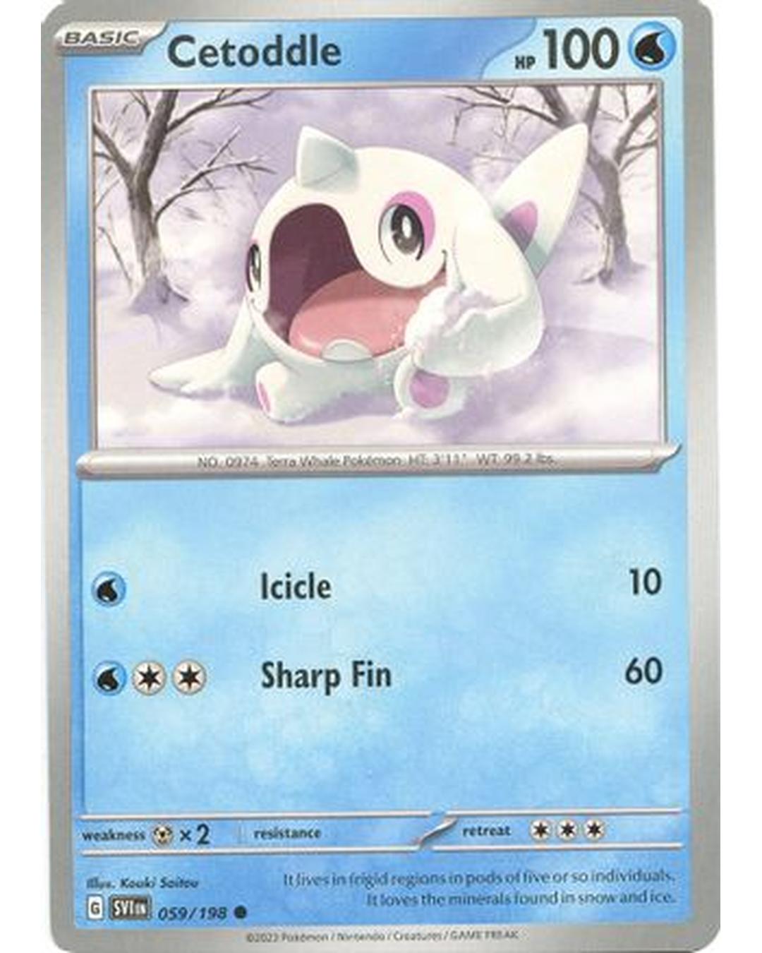 Cetoddle 059/198  SV01 Scarlet & Violet Base Set - Common