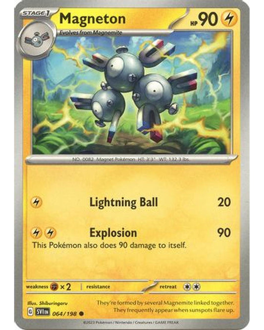 Magneton 064/198  - Reverse Holofoil SV01 Scarlet & Violet Base Set - Common