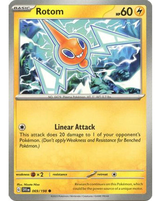 Rotom 069/198  SV01 Scarlet & Violet Base Set - Common