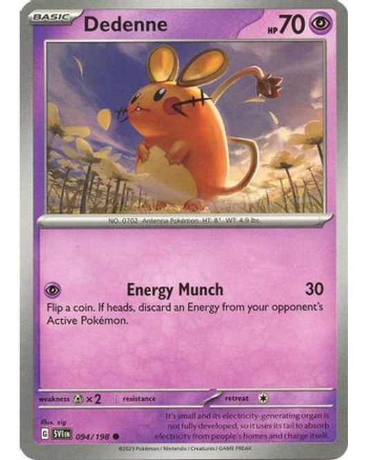 Dedenne 094/198  SV01 Scarlet & Violet Base Set - Common