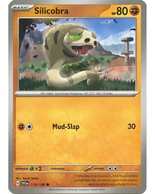 Silicobra 119/198  SV01 Scarlet & Violet Base Set - Common