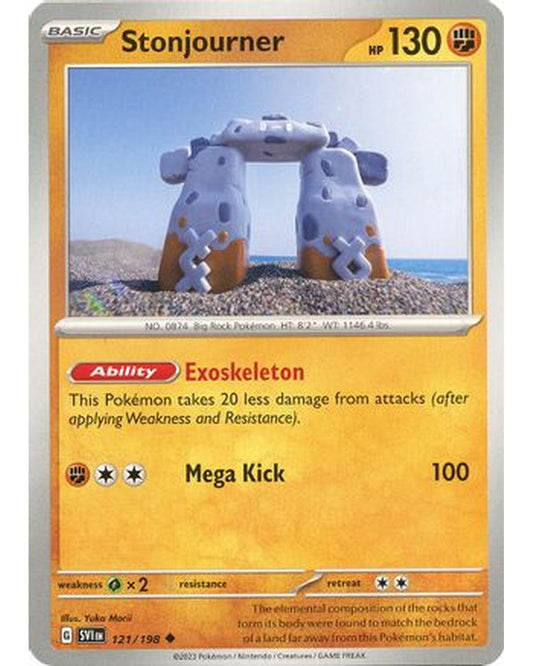 Stonjourner 121/198  SV01 Scarlet & Violet Base Set - Uncommon