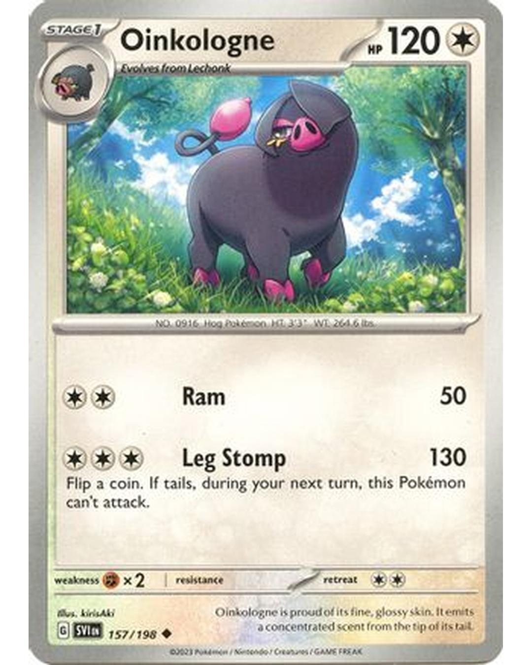 Oinkologne 157/198  SV01 Scarlet & Violet Base Set - Uncommon