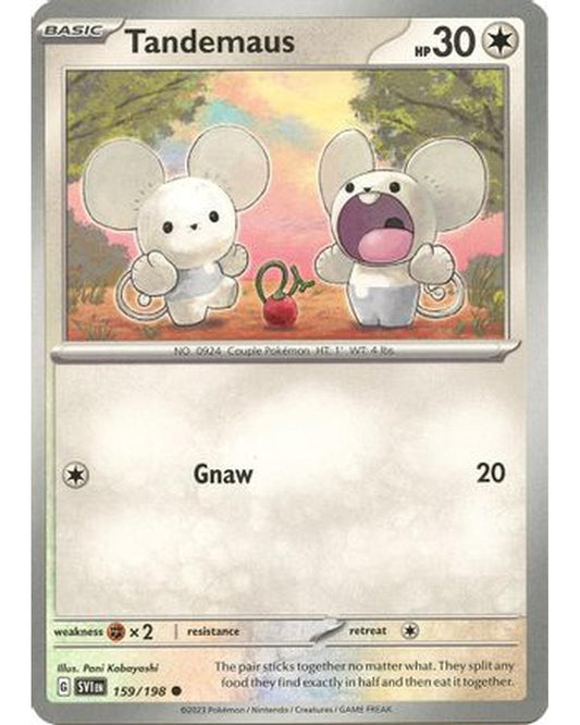 Tandemaus 159/198  - Reverse Holofoil SV01 Scarlet & Violet Base Set - Common