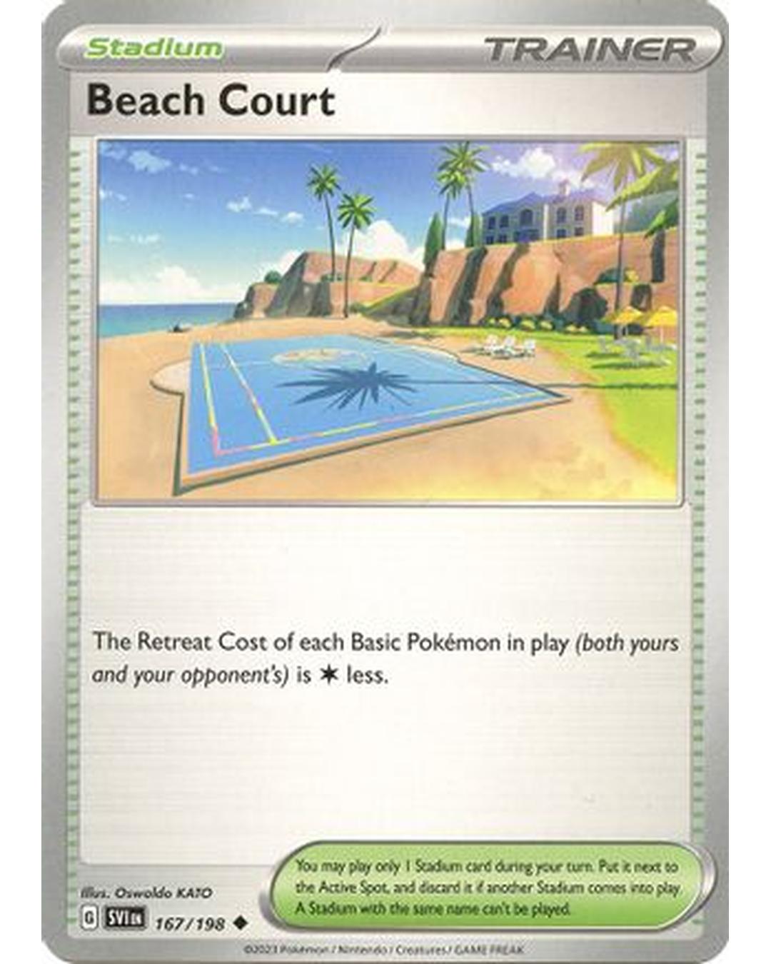 Beach Court 167/198  SV01 Scarlet & Violet Base Set - Uncommon