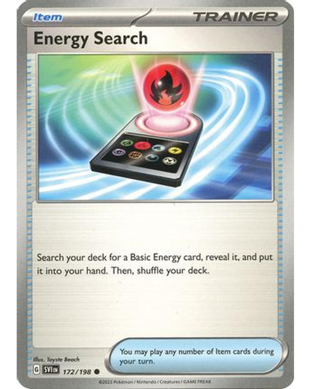 Energy Search 172/198  SV01 Scarlet & Violet Base Set - Common