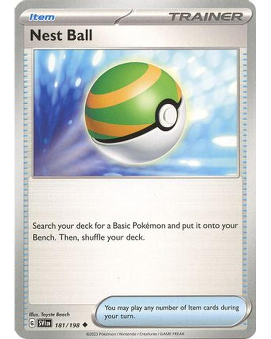 Nest Ball 181/198  SV01 Scarlet & Violet Base Set - Uncommon