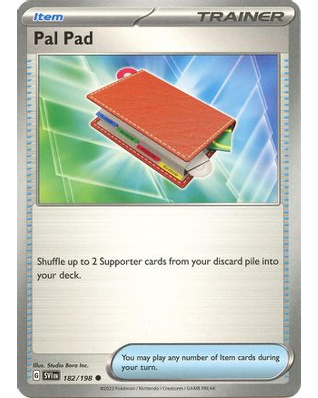 Pal Pad 182/198  SV01 Scarlet & Violet Base Set - Common