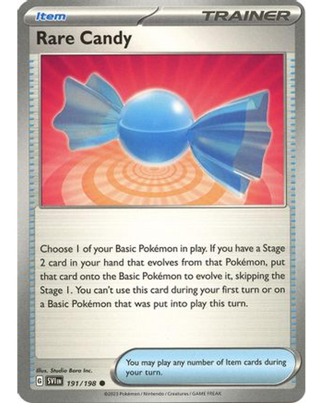 Rare Candy 191/198  SV01 Scarlet & Violet Base Set - Common