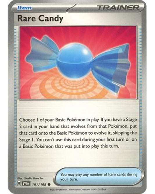 Rare Candy 191/198  SV01 Scarlet & Violet Base Set - Common