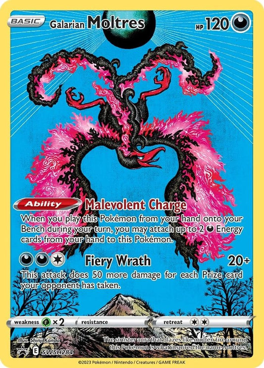 Galarian Moltres SWSH284  - Holofoil SWSH Sword & Shield Promo Cards - Promo