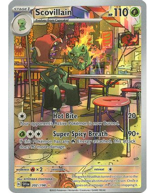 Scovillain 202/198  - Holofoil SV01 Scarlet & Violet Base Set - Illustration Rare