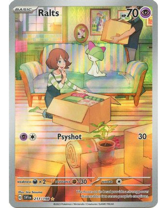Ralts 211/198  - Holofoil SV01 Scarlet & Violet Base Set - Illustration Rare